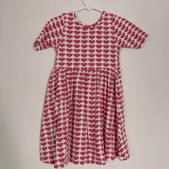 Pink Chicken Other - Pink Chicken Girls Hearts Dress Valentines Organic Cotton Size 4